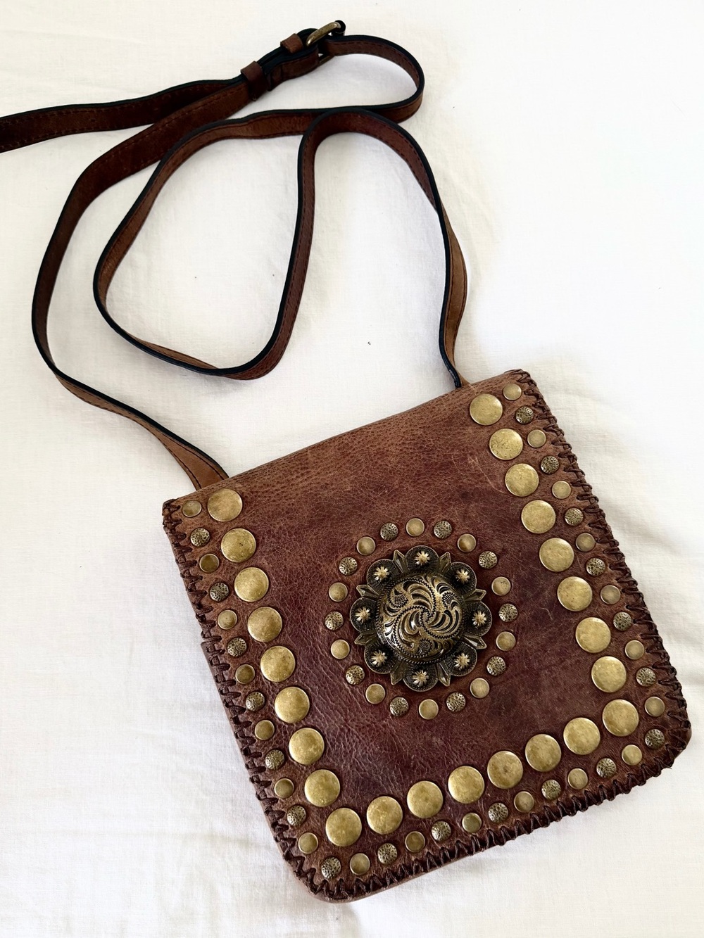 Patricia Nash Granada Leather Crossbody Bag